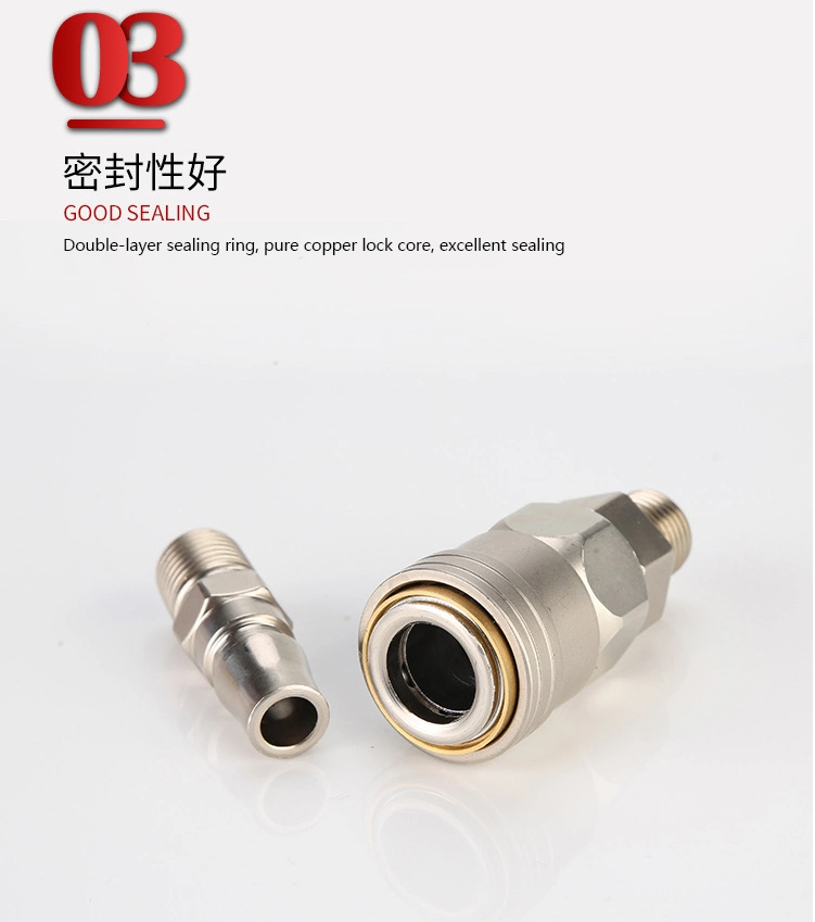 Wholesale C-Type Pneumatic Quick Coupling, Pneumatic Accessories, Factory Direct Sales